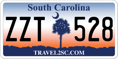 SC license plate ZZT528