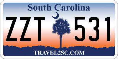 SC license plate ZZT531