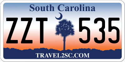 SC license plate ZZT535