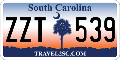 SC license plate ZZT539