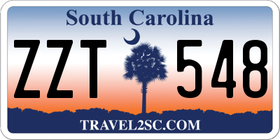 SC license plate ZZT548