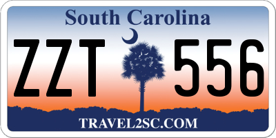 SC license plate ZZT556