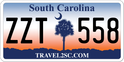 SC license plate ZZT558