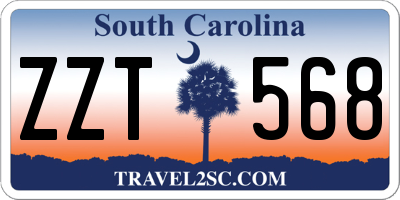 SC license plate ZZT568