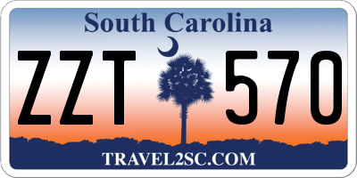SC license plate ZZT570
