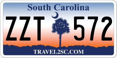 SC license plate ZZT572