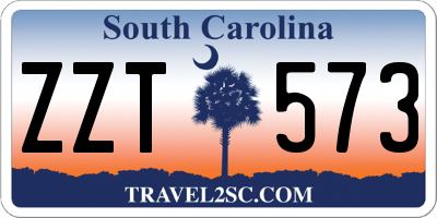 SC license plate ZZT573