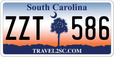 SC license plate ZZT586