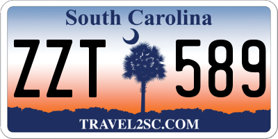 SC license plate ZZT589