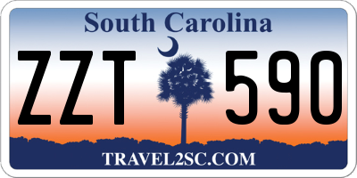 SC license plate ZZT590