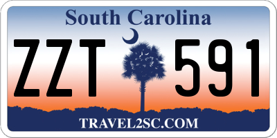 SC license plate ZZT591