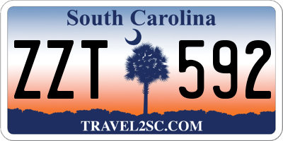 SC license plate ZZT592