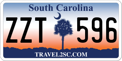 SC license plate ZZT596