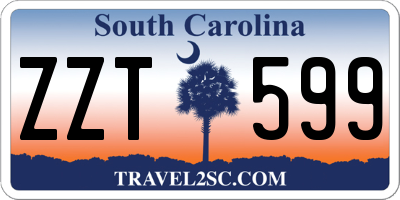 SC license plate ZZT599