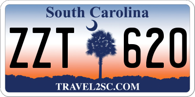 SC license plate ZZT620