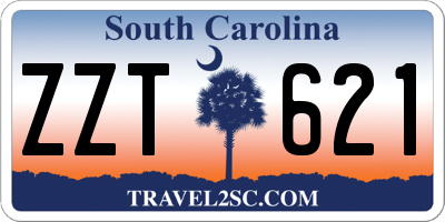 SC license plate ZZT621