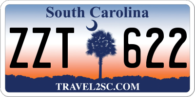 SC license plate ZZT622