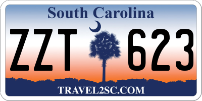 SC license plate ZZT623