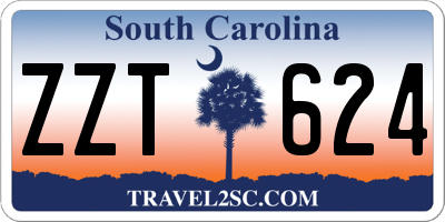 SC license plate ZZT624