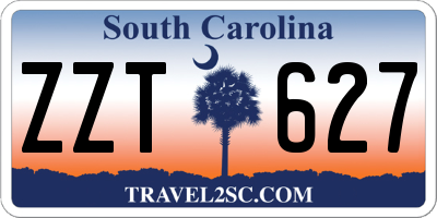 SC license plate ZZT627