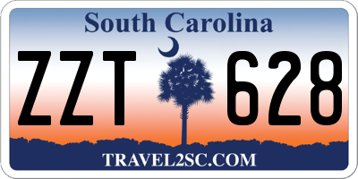 SC license plate ZZT628