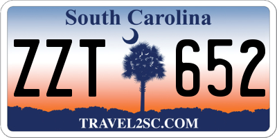 SC license plate ZZT652