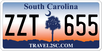 SC license plate ZZT655