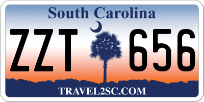 SC license plate ZZT656