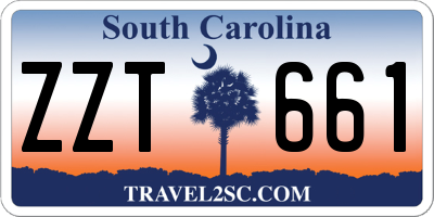 SC license plate ZZT661