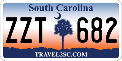 SC license plate ZZT682