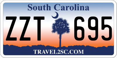 SC license plate ZZT695