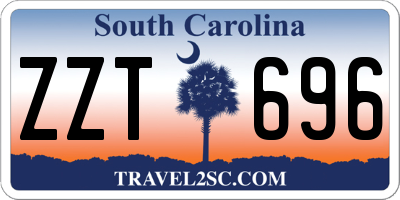 SC license plate ZZT696