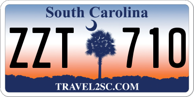 SC license plate ZZT710