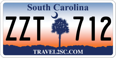 SC license plate ZZT712