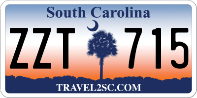 SC license plate ZZT715