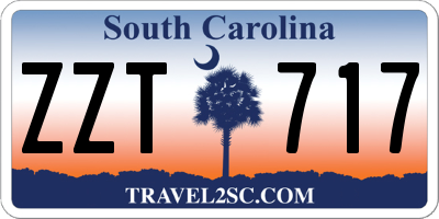 SC license plate ZZT717