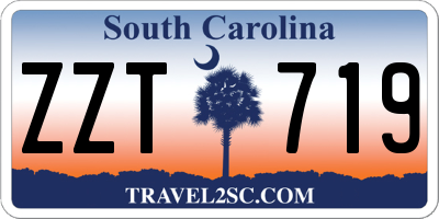 SC license plate ZZT719