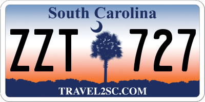 SC license plate ZZT727