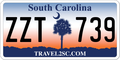 SC license plate ZZT739