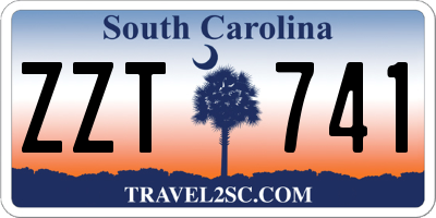 SC license plate ZZT741