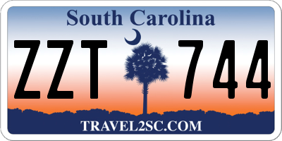 SC license plate ZZT744