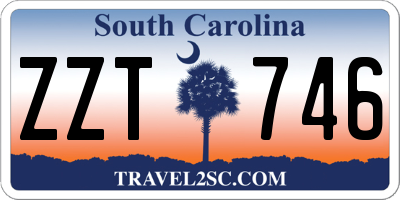 SC license plate ZZT746