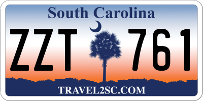 SC license plate ZZT761