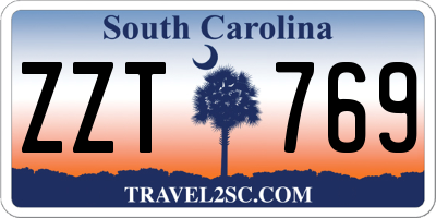 SC license plate ZZT769