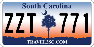 SC license plate ZZT771