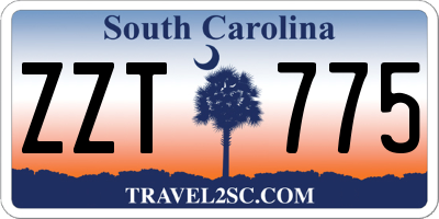 SC license plate ZZT775