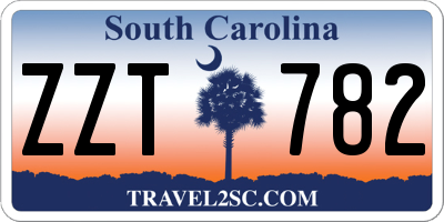 SC license plate ZZT782