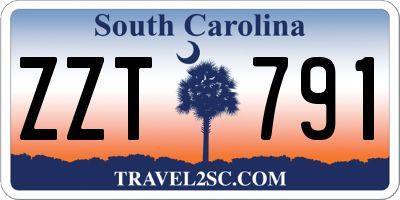 SC license plate ZZT791