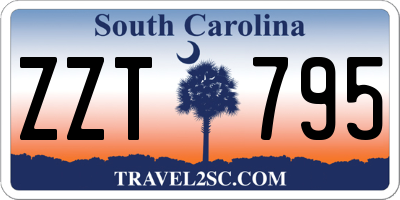 SC license plate ZZT795