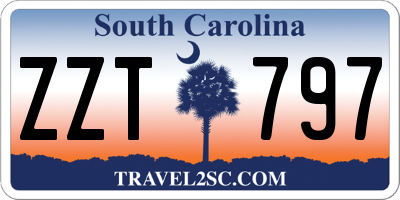 SC license plate ZZT797